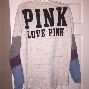 Cream Multi color pullover Pink Brand